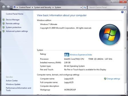 Windows 7 Ultimate x64